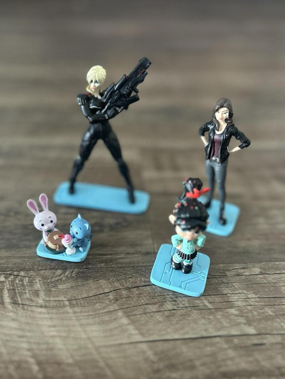 Disney Ralph Breaks the Internet 2 Figures, Playset/Cake Toppers, 4 Figurines